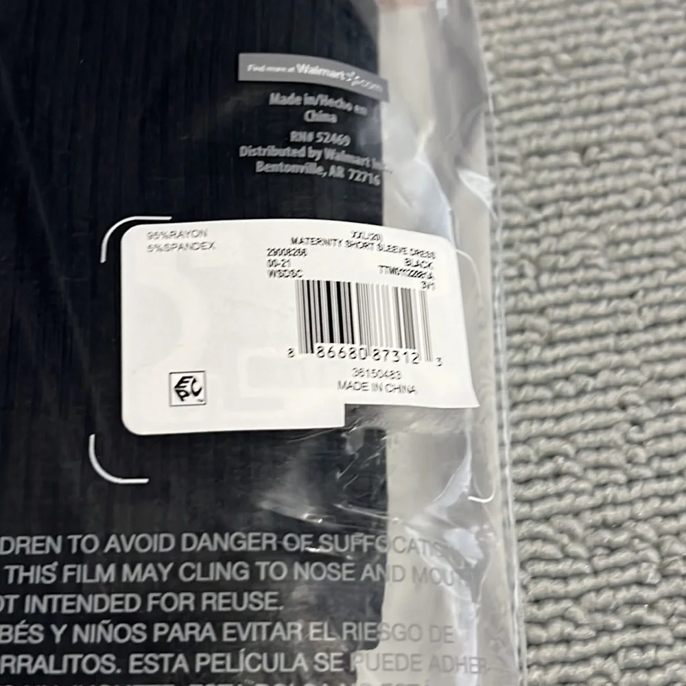 Time and Tru black side ruched dress - Picture 7 of 7